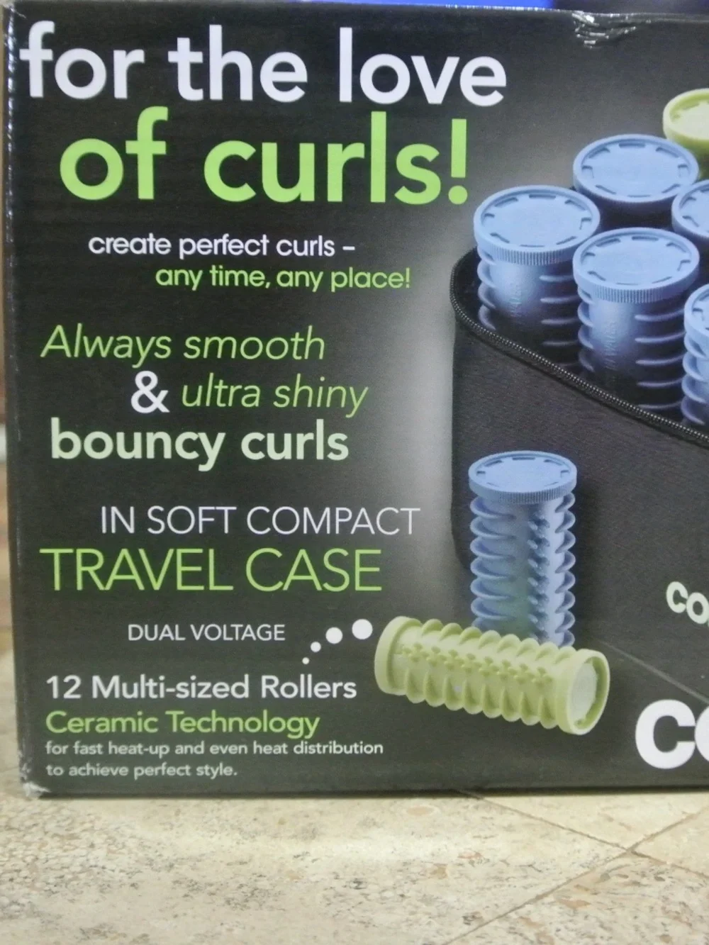 CONAIR FOR THE LOVE OF CURLS HOT ROLLER SET